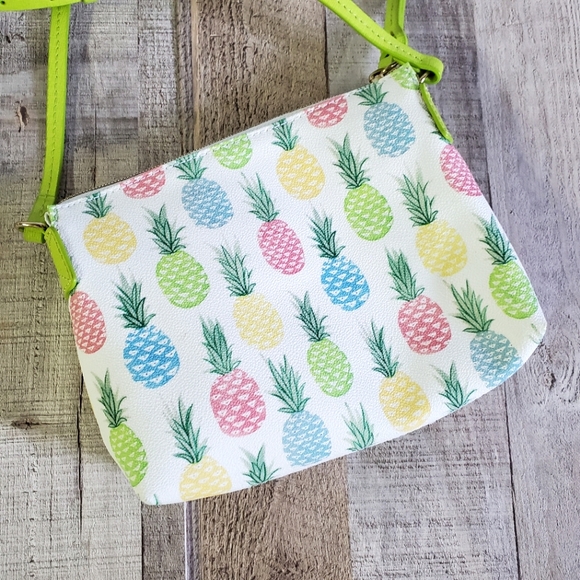 DOONEY & BOURKE | Tiki Crossbody in Lime Pineapple - Picture 5 of 7